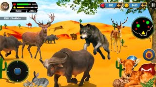 Wild Wolf Simulator 3D Android Mobial Game Wolf Kill The Animals screenshot 5