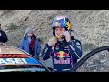 WRC Rallye Monte Carlo 2022 - Loeb, Evans, Katsuta etc. before the start of a stage