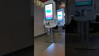 Touch Screen Kiosk at Mc Donalds Orders #shorts #mcdonalds #sweden