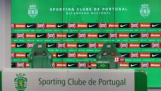 🔴 EM DIRETO | CONFERÊNCIA PÓS-JOGO | Sporting - Nacional