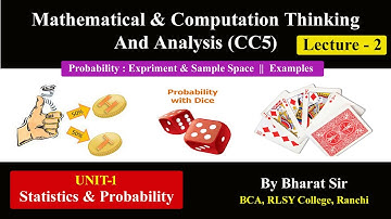 Mathematical & Computation Thinking And Analysis (Lecture-2) | CC-5 | #ranchiuniversity | Sem -II