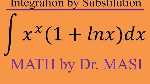 How to Integrate of x^x*(1+lnx)? Indefinite Integral  Basic Integration Rules,  Calculus, Problems