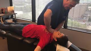 17 Year Old Brenham Texas Girl First Adjustment By Houston Chiropractor Dr Johnson