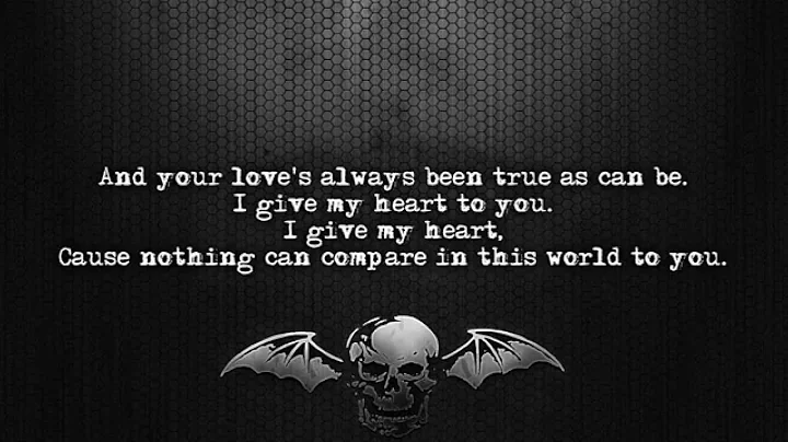 Avenged Sevenfold - Warmness On The Soul [Lyrics on screen] [Full HD]