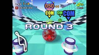 Super Monkey Ball (GameCube Game) - Monkey Race Longplay (Party Mode)