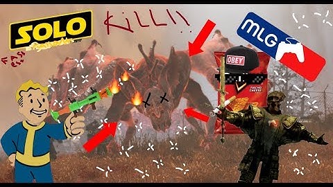 Fallout 76 - World Record Scorch Beast Queen Kill (0.934 seconds (333735 Damage))