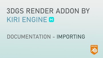 3DGS Render Addon for Blender V3  - Documentation - Importing