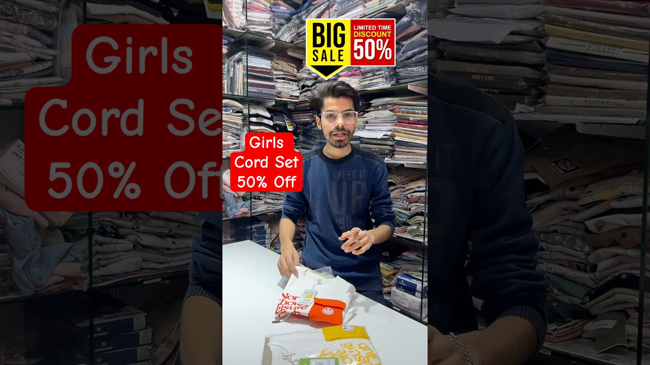 50% OFF Girls Cord Set 💖 | Hurry Up ⏳ 