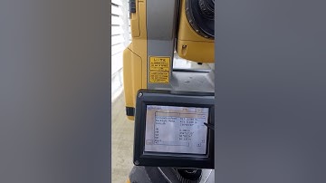 How to use TOPCON OS 101 total station