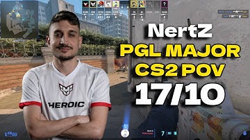 CS2 POV Heroic NertZ (17/10) vs GamerLegion (Overpass) PGL CS2 Major Copenhagen 2024 Europe RMR B