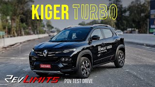 2023 Renault KIGER TURBO | RXZ CVT | 1.0L 98.63 BHP | POVDrive#119 | RevLimits #kiger