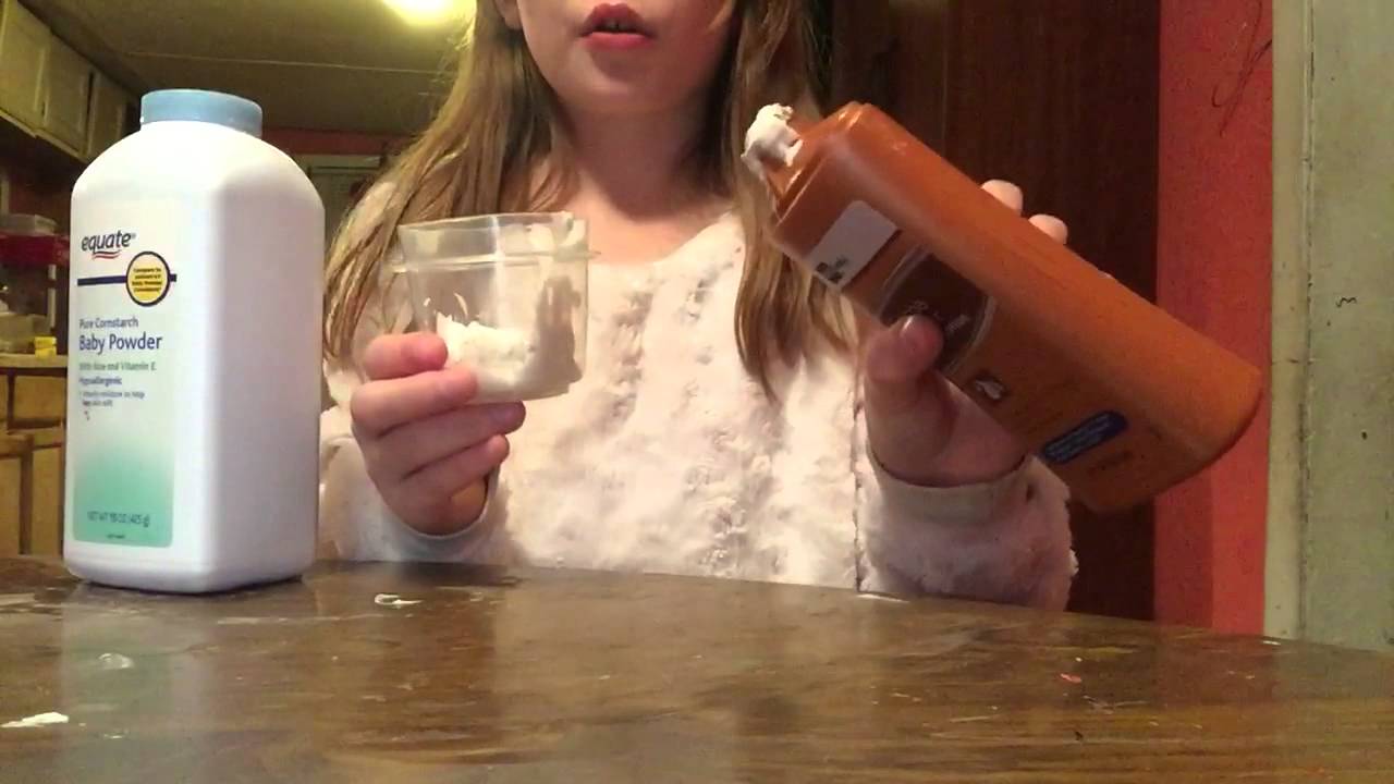 How to make super soft lotion out of baby powder and lotion DIY YouTube