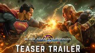 BLACK ADAM Vs SUPERMAN - BATTLE  OF GODS - TEASER TRAILER - 2025 DC CONCEPT