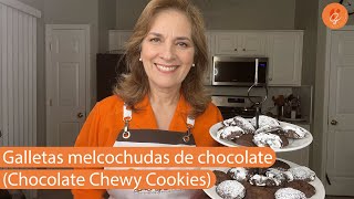 Galletas melcochudas de chocolate (Chocolate Chewy Cookies)