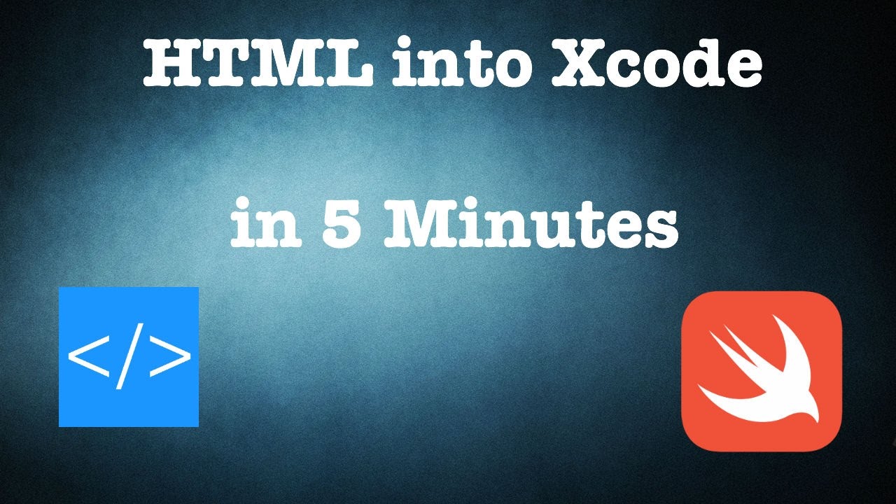 Getting HTML content into XCode in 5 minutes.(Swift 3) - YouTube