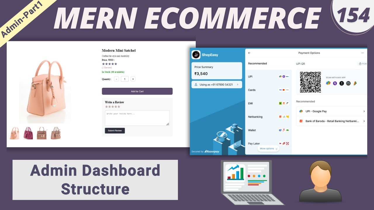 MERN Stack E-Commerce Project #154 : Admin Dashboard Setup & Route ...