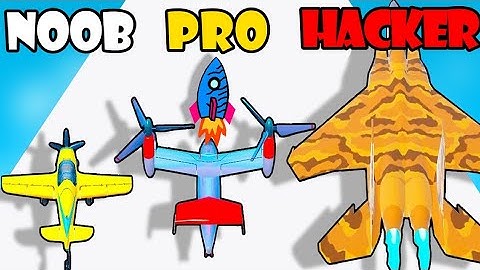 NOOB vs PRO vs HACKER - Plane Evolution | Gameplay Walkthrough (Android,iOS)