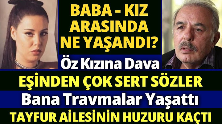 TUĞÇE TAYFUR KİM? | Babası Ferdi Tayfur ve Çevresine Ateş Püskürdü | Ferdi Baba Öz Kızına Dava Açtı.