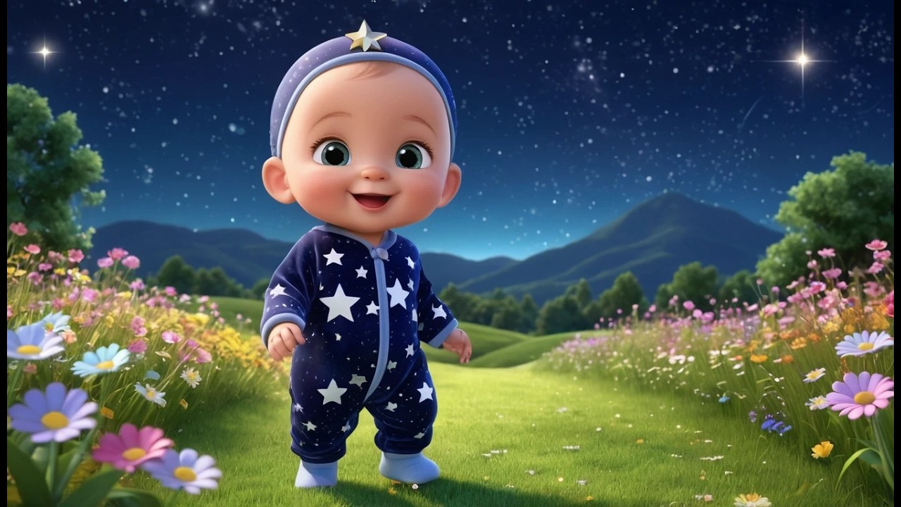 ✨ COUNT THE STARS IN THE SPARKLING SKY | FUN COUNTING SONG FOR KIDS 🌈🌙