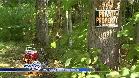 Hunter falls from tree stand
