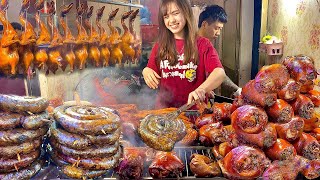 Great! The Best Vietnamese Street Food Collection 2023 Part 7 in Ha Noi City | Roast Pork, Stew Fish