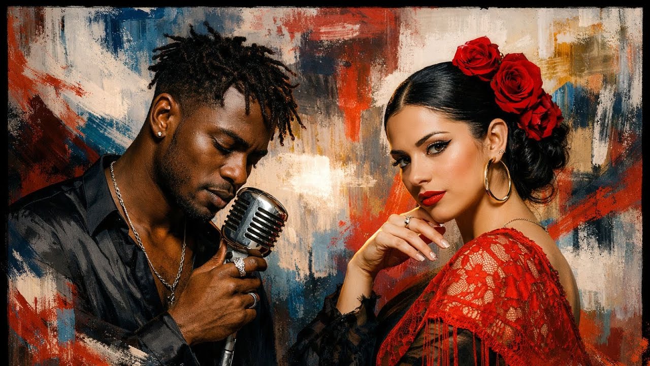 Miguel & Rosalía - Magnetic Rosa 𝄞⨾𓍢ִ໋ Emotional Latin R&B Soul Fusion 2026