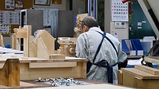 Automobile Parts Jigs Manufacturing Process Japanese Factory Making Wooden Metal Resin Jigs