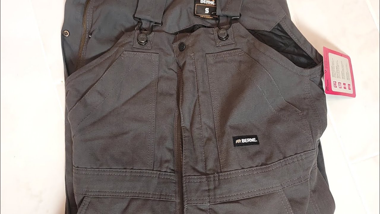 Berne Women's Insulated Bibs Try On YouTube