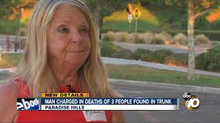 Arrest made in case of three bodies found in trunk