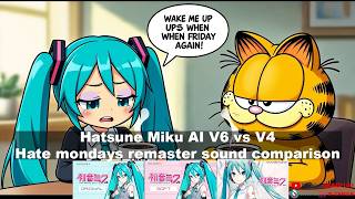 Garfield & Miku Remaster | V4 English vs V6 AI Original + Soft | Wake Me Up Ups Friday Again! screenshot 5