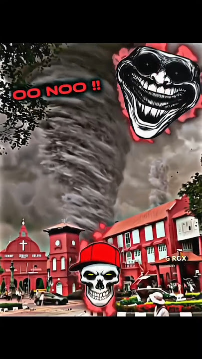 biggest tornado |part.2| 💀#trollface #edit