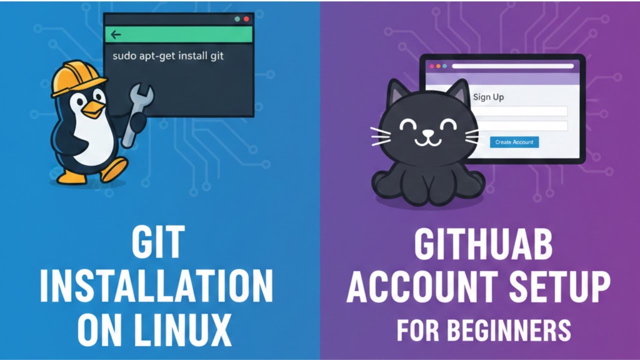 Git Installation on Linux | Complete Theory + GitHub Account Setup for Beginners