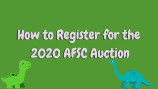 2020 Auction Fundraiser Registration Tutorial