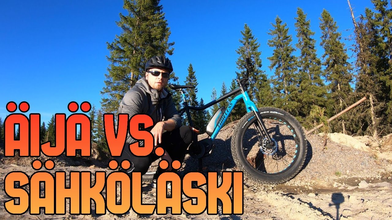 Äijä vs. Sähköpyörä - kumpi on nopeampi ylämäkeen?