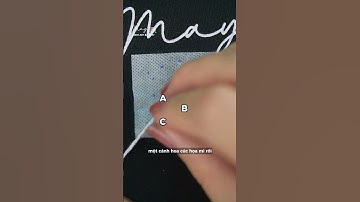 Hướng dẫn thêu hoá cúc của G-Dragon - Chỉ 2 mũi thêu là có ngay chiếc áo đi đu concert!!!