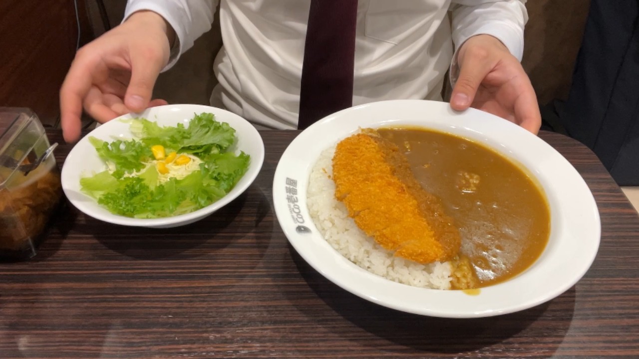Japanese Salaryman Dinner at Coco Ichibanya | Katsu curry