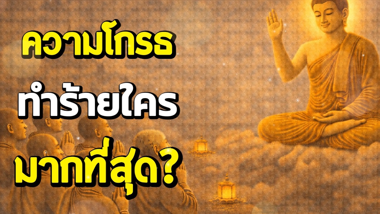 ความโกรธ ทำร้ายใครมากที่สุด? | ฟังธรรมผ่อนคลาย | Ep.54