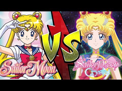 Sailor Moon VS Sailor Moon Crystal! | Nerdfiight