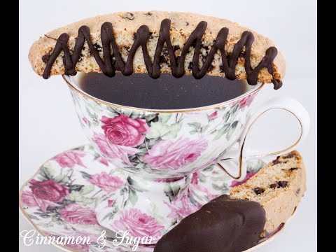 Chocolate Peanut Butter Biscotti