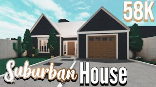 58k One Story Suburban House | Bloxburg