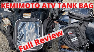 Full Review: Kemimoto ATV Tank Bag | Polaris/ Honda/ Yamaha Soft ATV Luggage screenshot 4