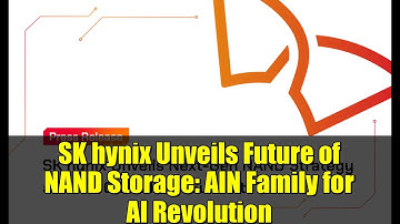 SK hynix Unveils Future of NAND Storage: AIN Family for AI Revolution