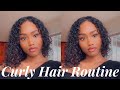 the pray method | curly hair routine