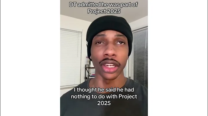 Donald Trump admitted he was part of project 2025 