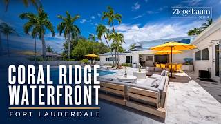 Coral Ridge Waterfront Home Tour | 1524 Bayview Dr, Fort Lauderdale