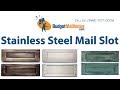 Budget Mailboxes | Stainless Steel Mail Slot Mp3