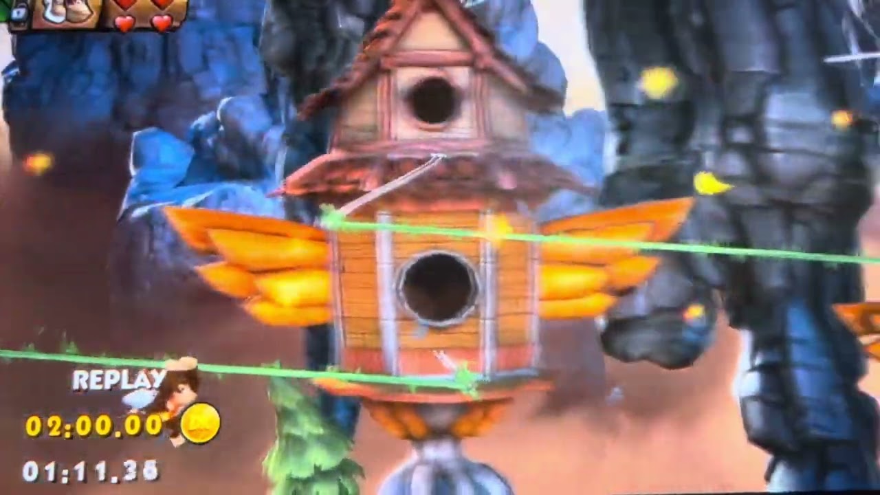 Donkey Kong Country Tropical Freeze 2-6 Wing Ding at 01:44.76 minutes 