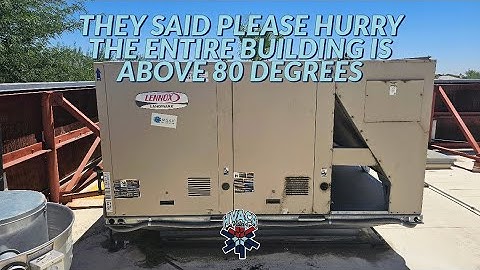 THEY SAID PLEASE HURRY THE AC