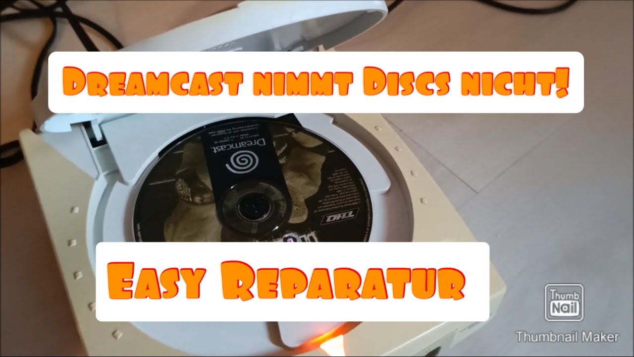 Dreamcast nimmt Discs nicht mehr an ! Easy Reparatur Easy Fix