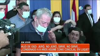 Condenado a 8 anos asume como concejal en Luque